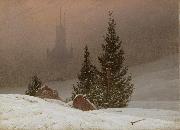 Caspar David Friedrich, Winter Landscape with Church (mk10)